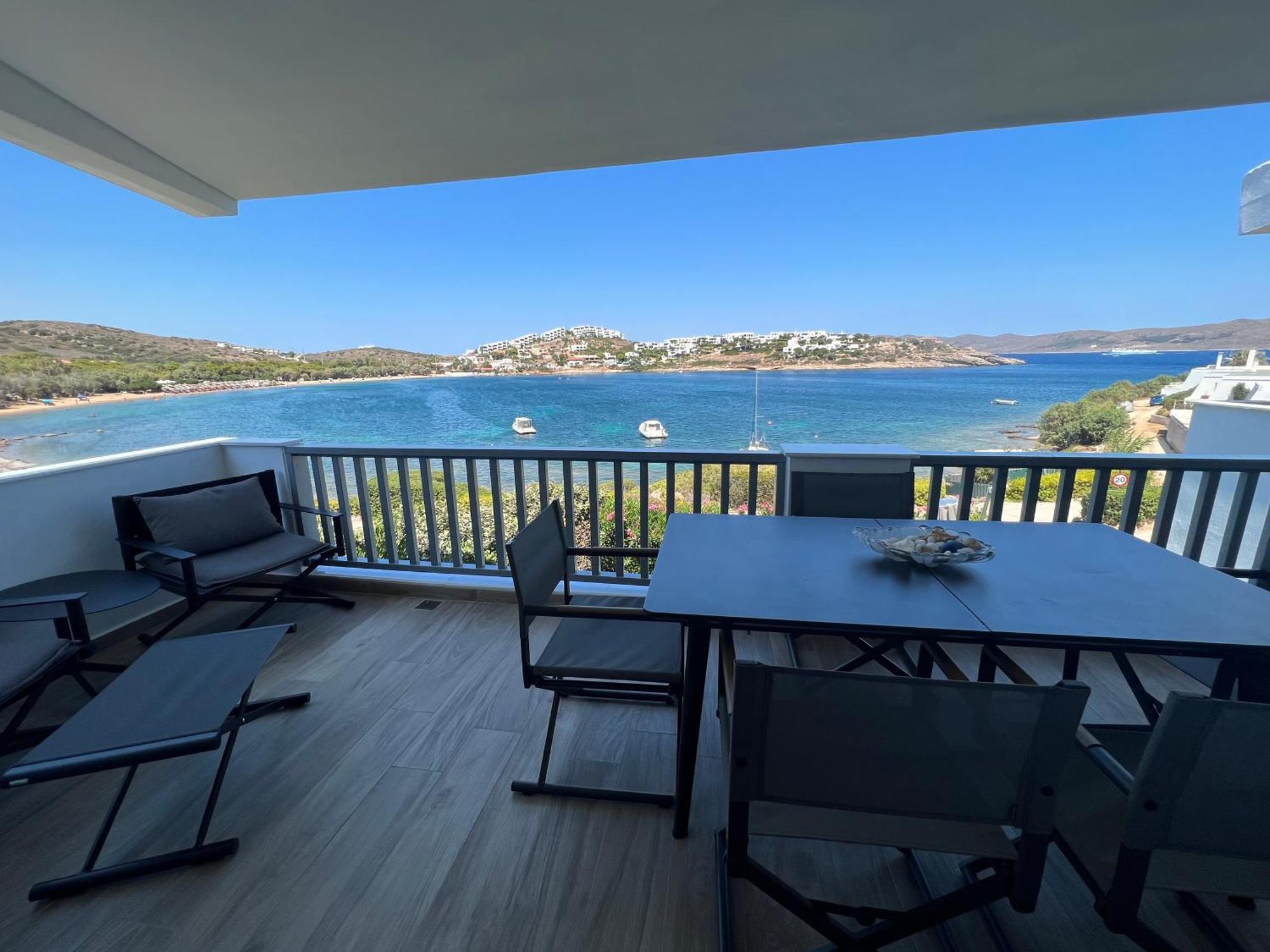 Sounio - Waterfront Luxury Spa Villa Pounta Zeza 170 Sqm On Private Beach Sunion Exteriör bild