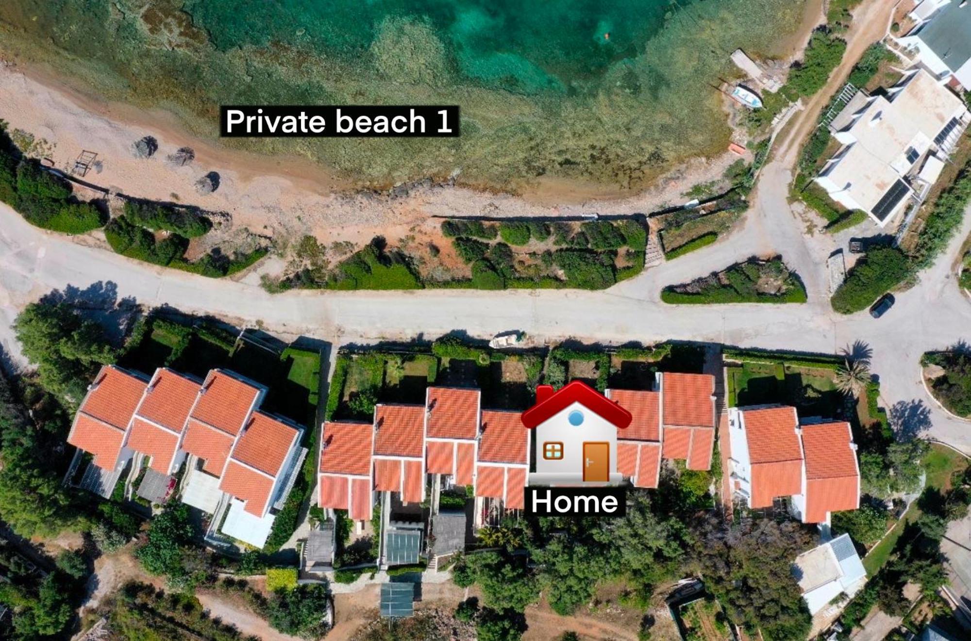 Sounio - Waterfront Luxury Spa Villa Pounta Zeza 170 Sqm On Private Beach Sunion Exteriör bild